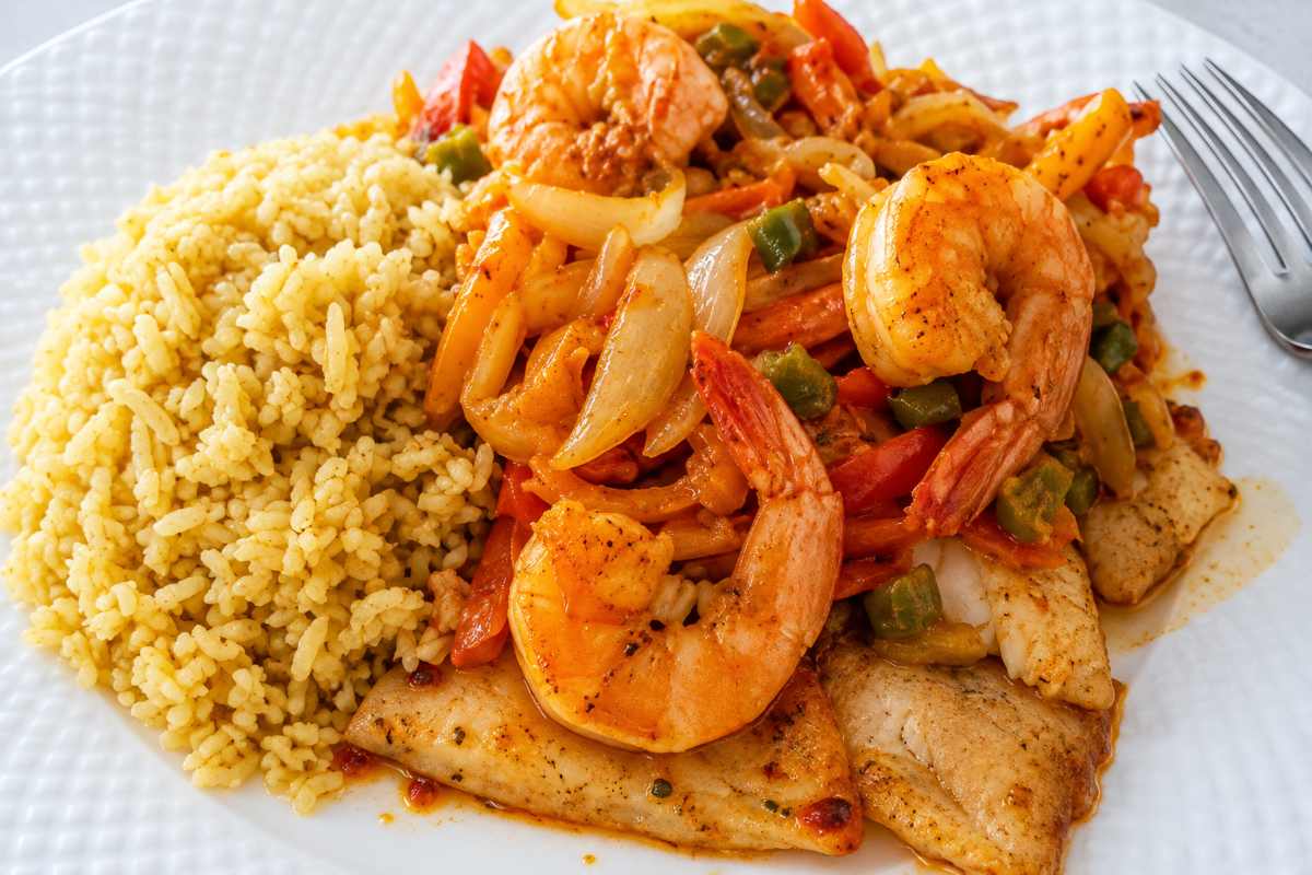 Grilled Fish with Shrimp Recipe