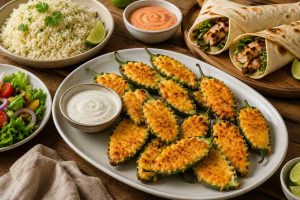 Serving Jalapeño Poppers