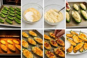Step By Step Instructions for making Jalapeño Poppers