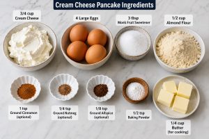 Cream Cheese Pancake Ingredients