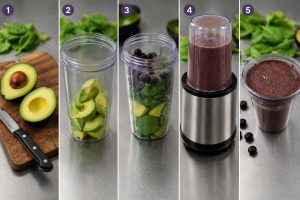 Instructions For Avocado Blueberry Smoothie