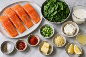 Ingredients for Creamed Spinach