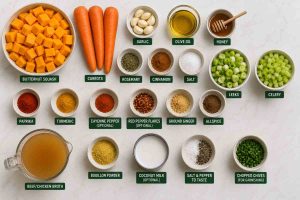 Ingredients for Butternut Squash Soup