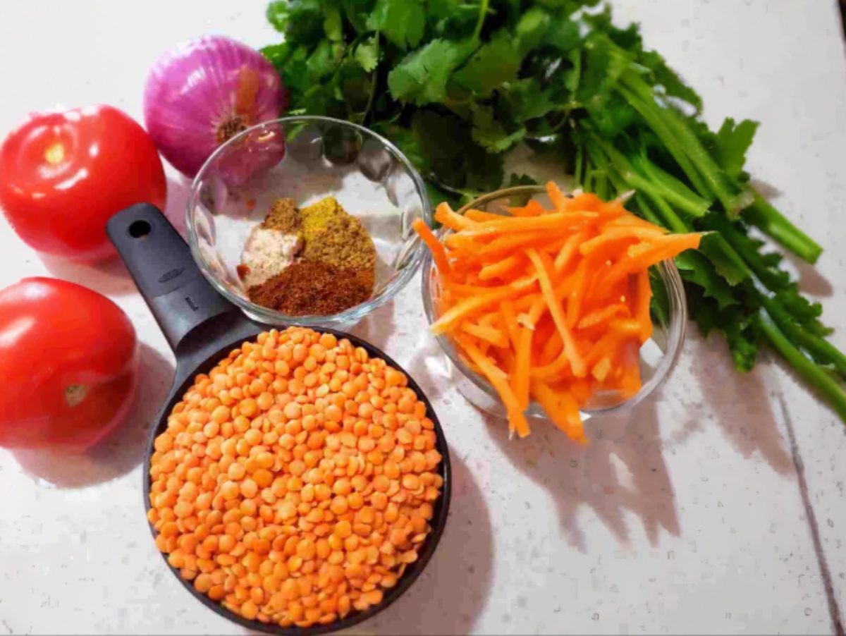 Ingredients for Lentil Soup