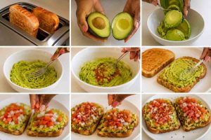 Step By Step Instrusctions for making Avocado Toast
