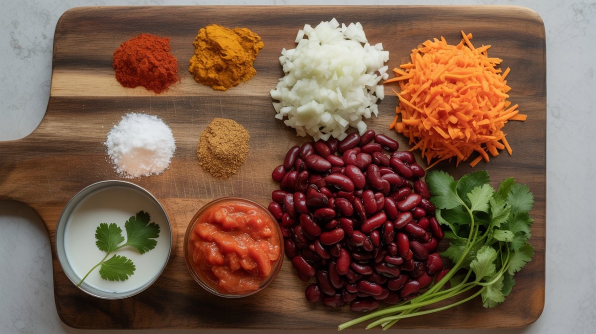 Bean Curry Ingredients