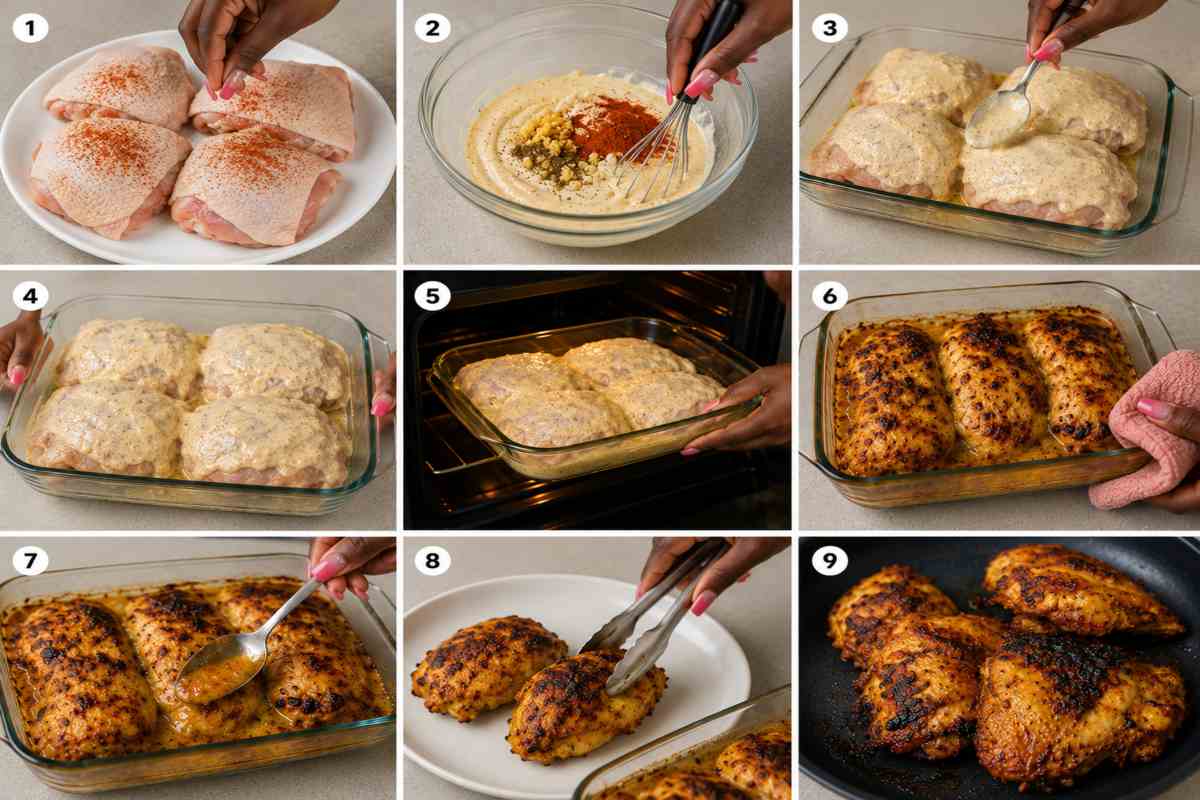How to Make Creamy Baked Chicken Step by Step