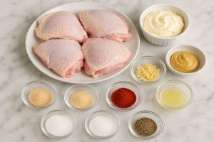 Ingredients for Creamy Baked Chicken