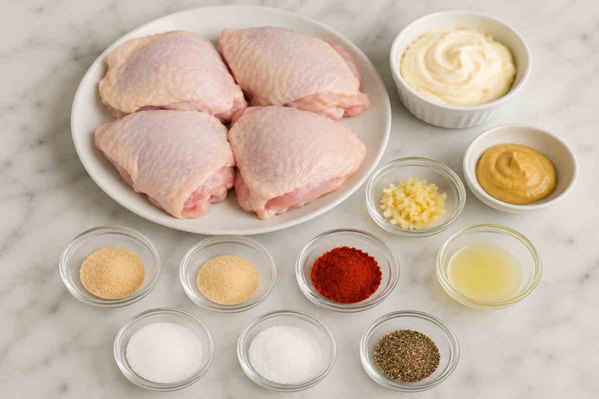Ingredients for Creamy Baked Chicken