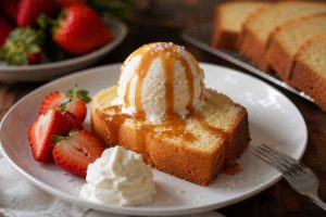 Serving Pound Cake