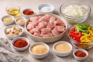 Ingredients of Chicken Stir Fry