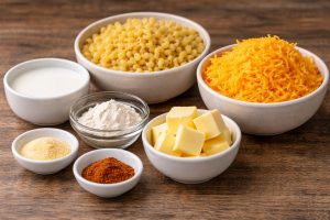 Ingredients of Mac & Cheese recipe