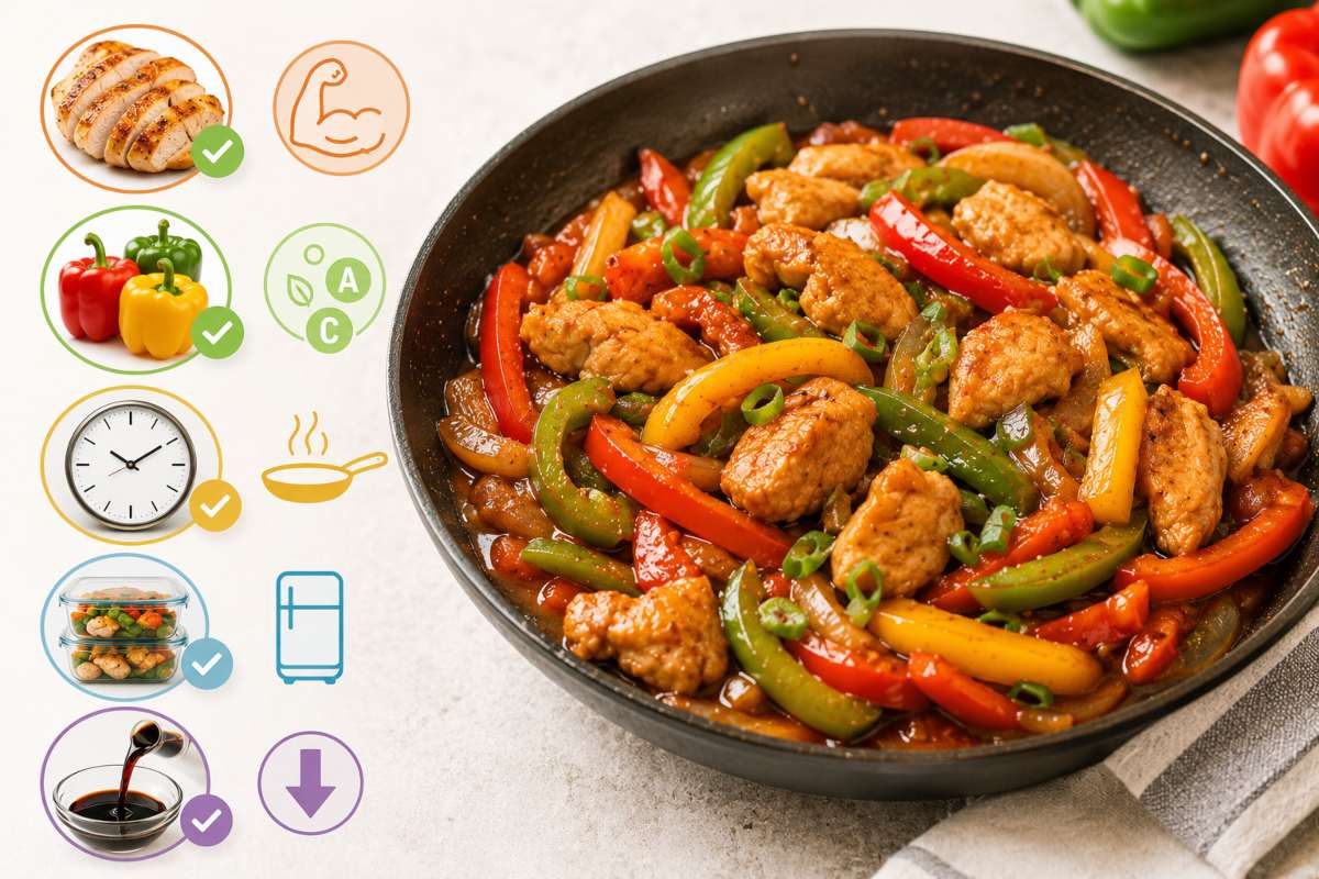 Benefits of This Chicken and Peppers Stir Fry