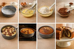 Step-by-Step Instructions for Marble Cake