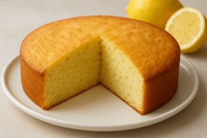 Fluffy Moist Lemon cake Recipe