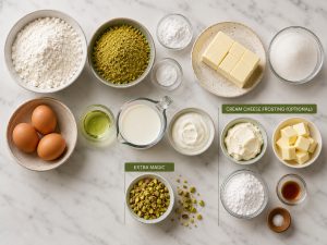 Ingredients of Pistachio Cake