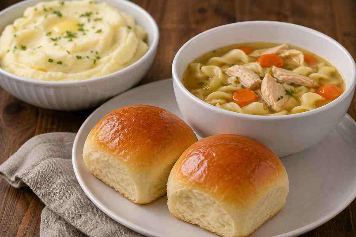 Serving Dinner Rolls