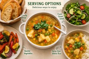 Serving Fish Soup Recipe