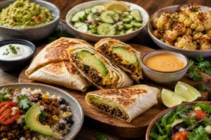 Serving Suggestions For Crispy Tortilla Wrap
