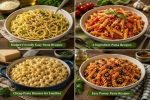 Budget Friendly Easy Pasta Recipes