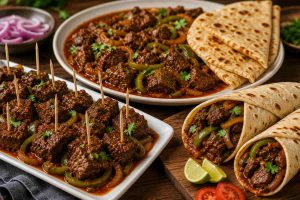 Serving Beef Peppered Liver