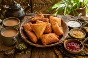 Serving Lemon Mandazi Recipe