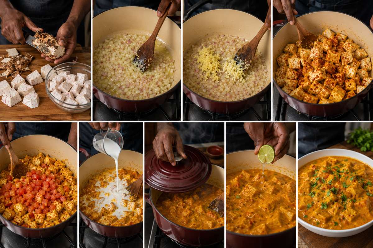 Step by Step Instructions For Creamy Coconut Nduma