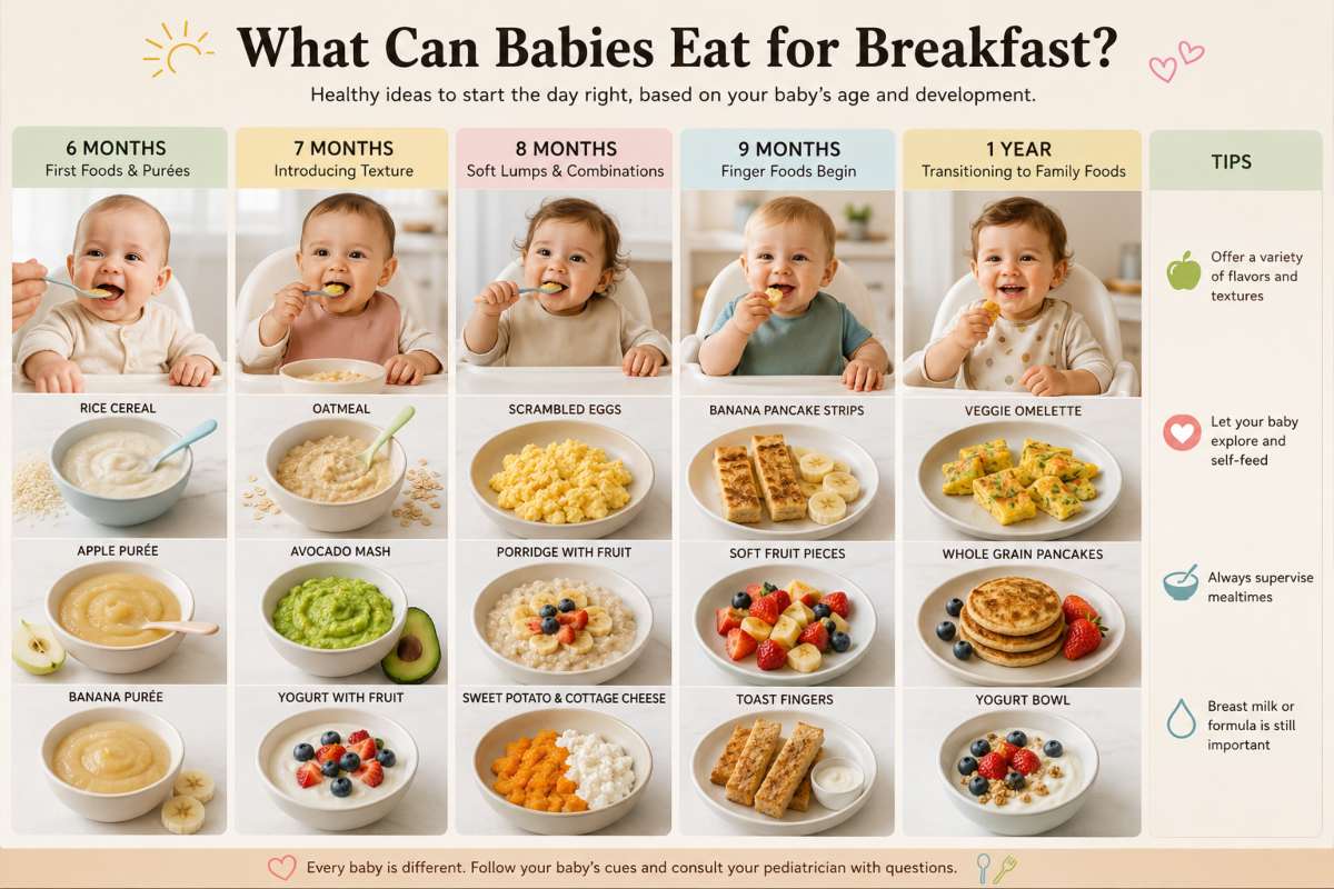 What can Babies Eat For Breakfast
