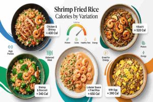 Calories in Shrimp Fried Rice Variations
