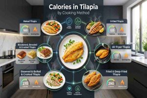 Calories in Tilapia by Cooking Method
