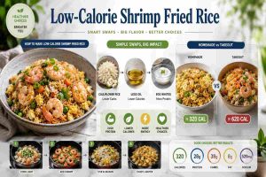 Low Calorie Shrimp Fried Rice