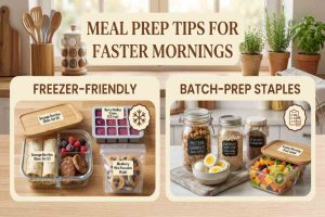 Meal Prep Tips for Faster School Mornings