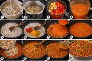 Step By Step Instructions for making black eyed peas recipe