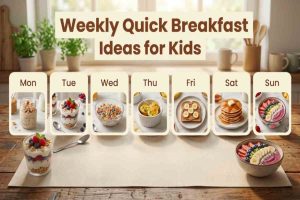 Weekly Quick Breakfast Ideas for Kids