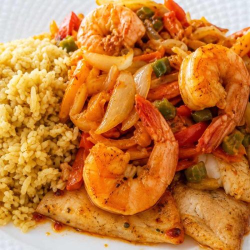 Grilled Fish with Shrimp Recipe