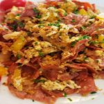 Breakfast Pepperoni Egg Scramble Recipe