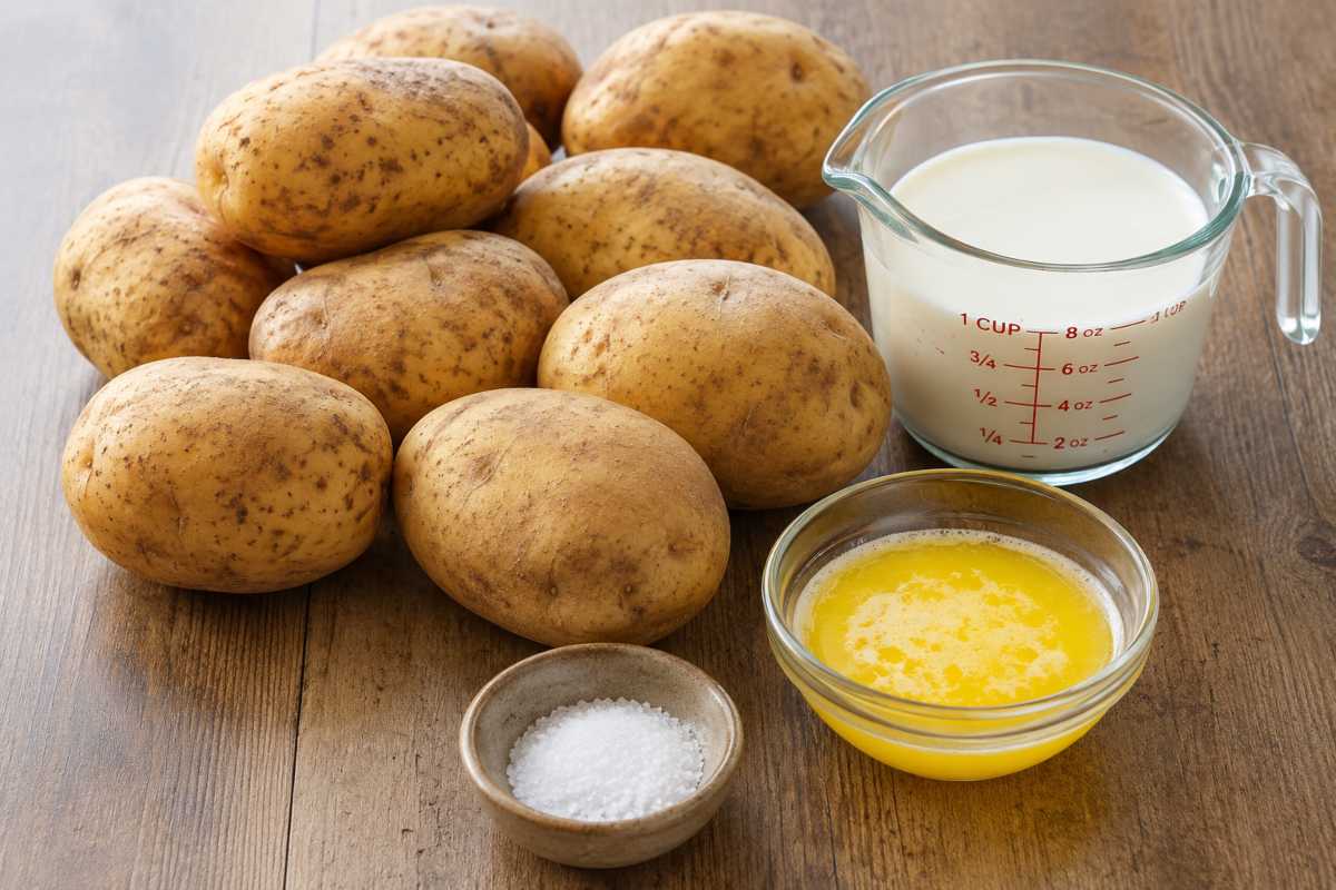 Ingredients for Mashed Potatoes