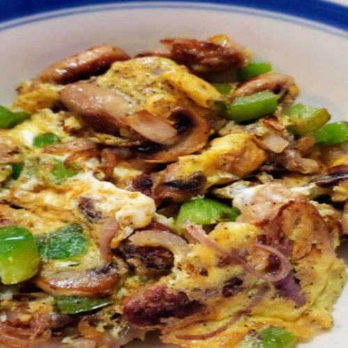 One Pan Sausage and Egg Breakfast Recipe
