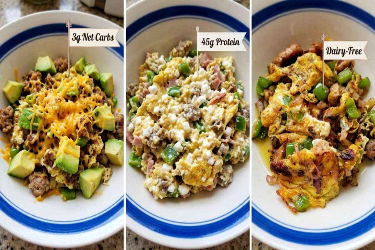 Recipe Variations For One Pan Sausage and Egg Breakfast Recipe