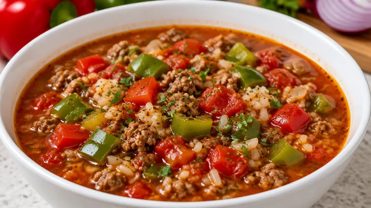 Stuffed pepper soup 2
