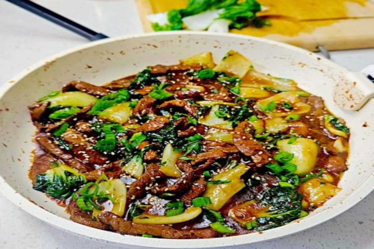 Beef and Bok Choy Stir Fry