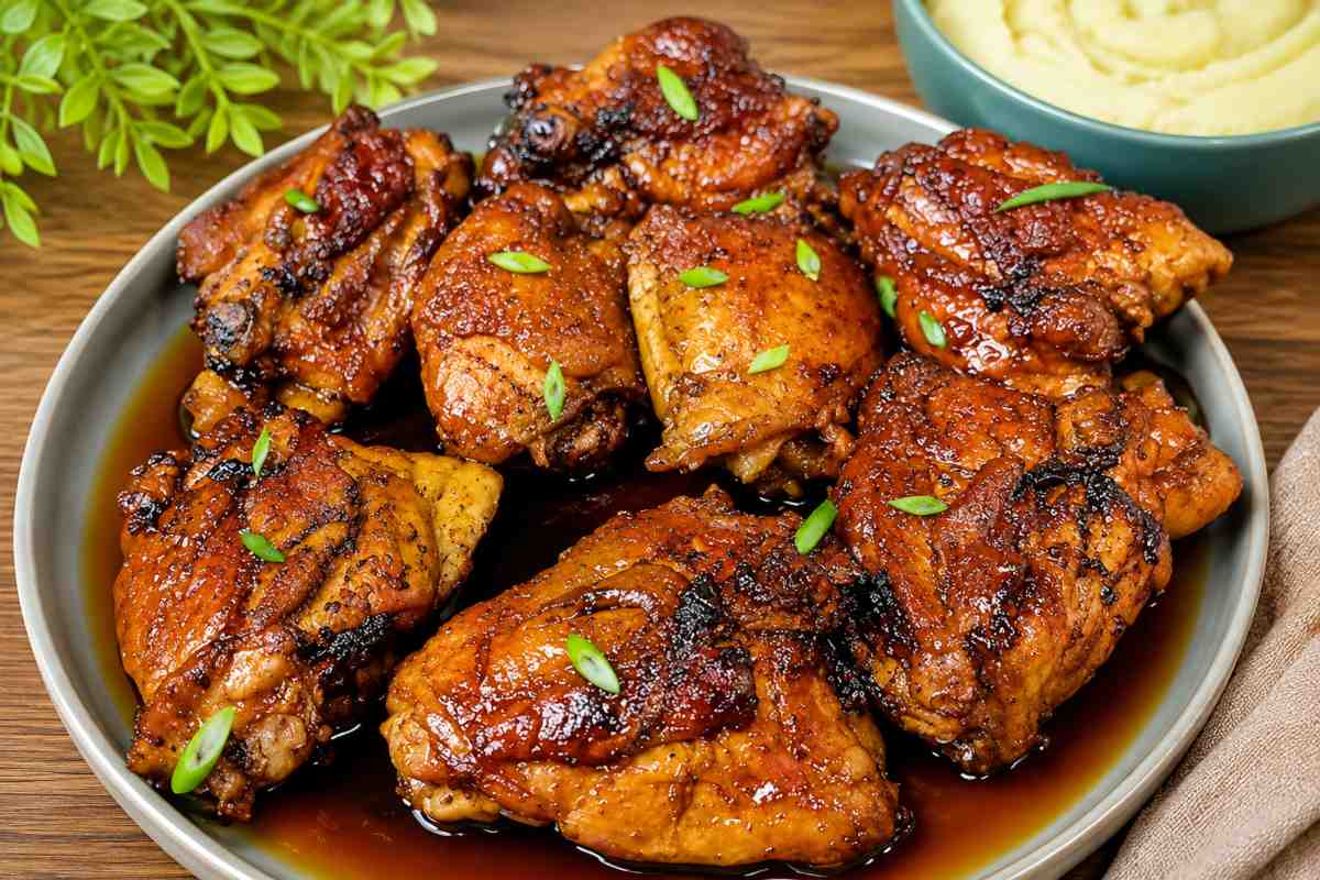 Honey Garlic Chicken Thighs