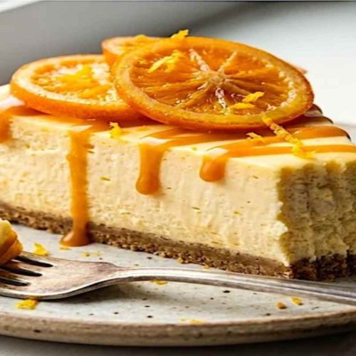 Fluffy Orange Cheesecake