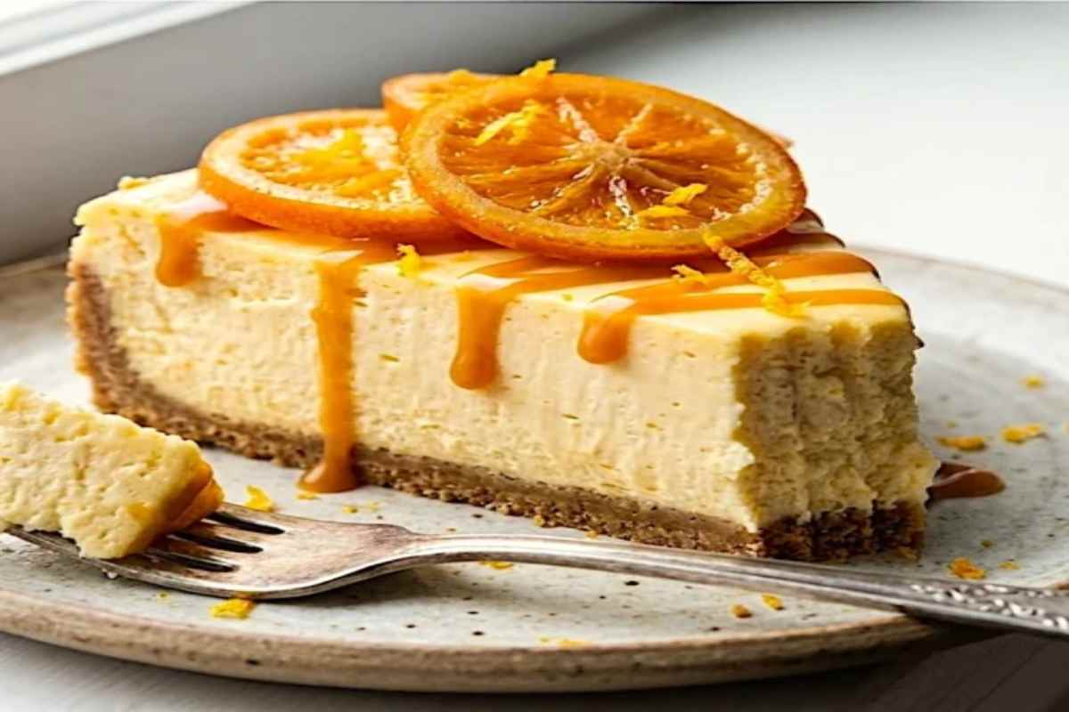 Fluffy Orange Cheesecake