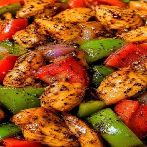 Chicken and Peppers Stir Fry