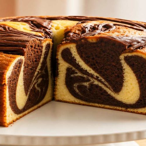 Moist Marble Cake Recipe