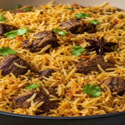 Beef Coconut Pilau Recipe