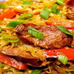 Easy Simple Cabbage Sausauge Skillet Recipe
