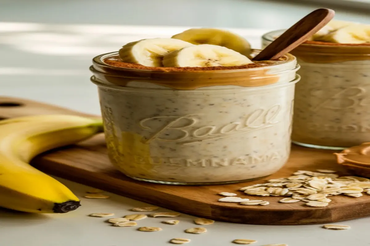 Peanut-Butter-Banana-Overnight-Oats