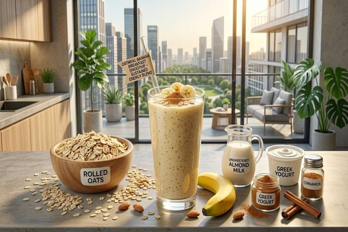 Oatmeal Banana Breakfast Smoothie